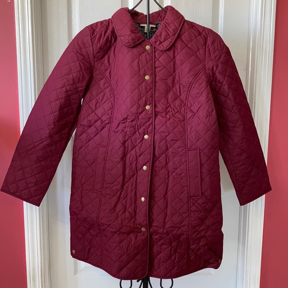 NWT Appleseed’s Quilted Snap Jacket Sz L